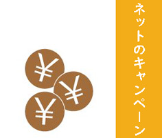 ネットのキャンペーン